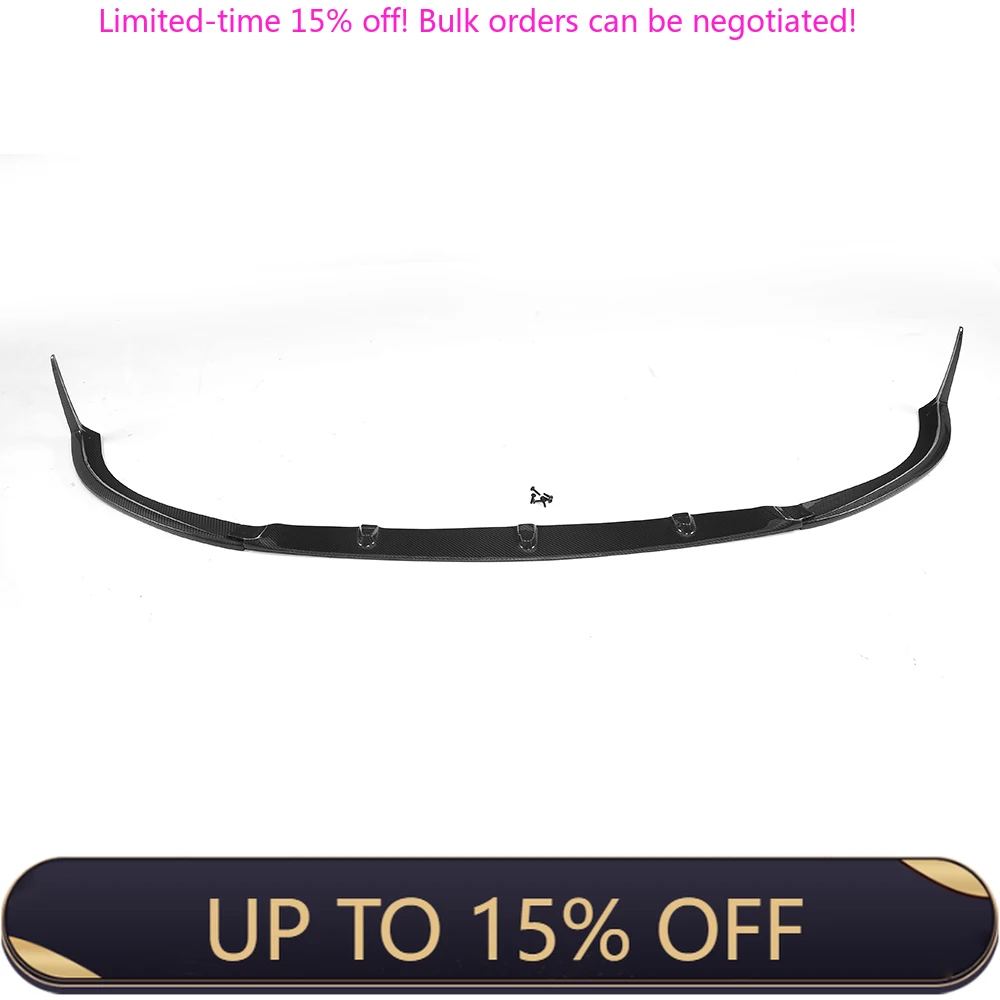 

Front Bumper Lip Spoiler Splitters For Mercedes-Benz C Class W205 C63 AMG Coupe 2 Door 2015 - 2017 Carbon Fiber And FRP