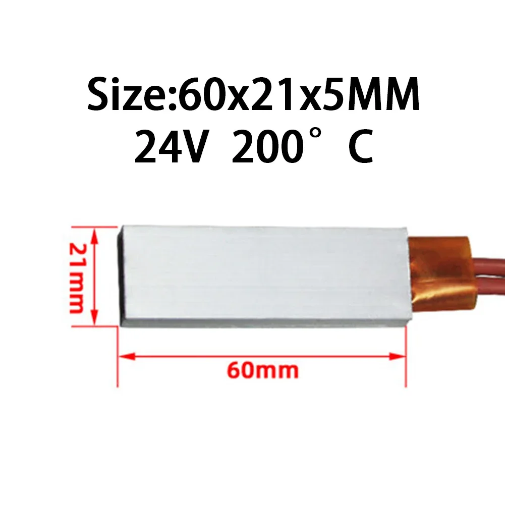 Ceramic Electric Heater Heating Plate 12V/24V/220V Constant Temperature PTC Heating Element Thermostat Heater Plate