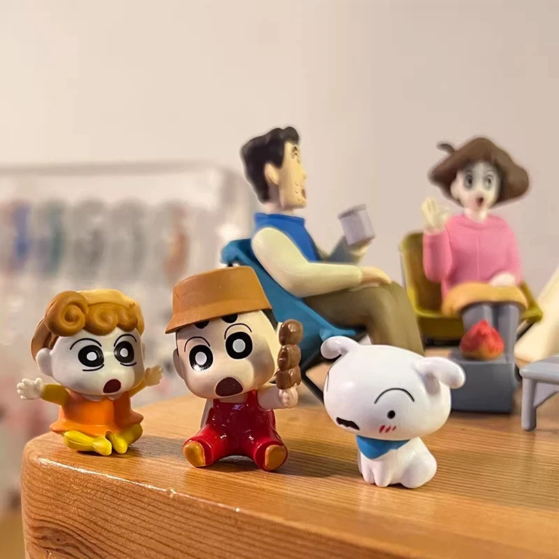 In Stock Xiaoxin Family Camping Series Blind Box Mini Action Figures Model Cute Cartoon Dolls Scene Decoration Toy Gift For Fans - view 5