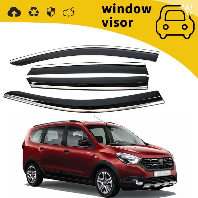 Suitable for 17 Renault LODGY rain shields, rain shields, rain shields, window rain shields, rain shields, rain shields