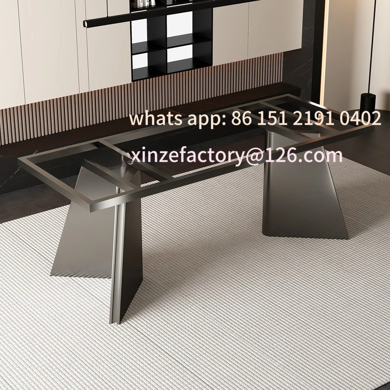 

Customizable Light Luxury Table Leg Bracket Table Leg Stainless Steel Dining Table