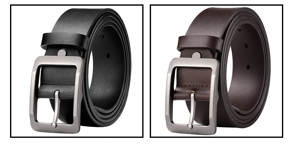 Maikun Gürtel Herren Vintage Dornschließen-Gürtel Business Casual Trend Neuer Vielseitiger Outdoor Stylischer Gürtel für Männer – Detail 3