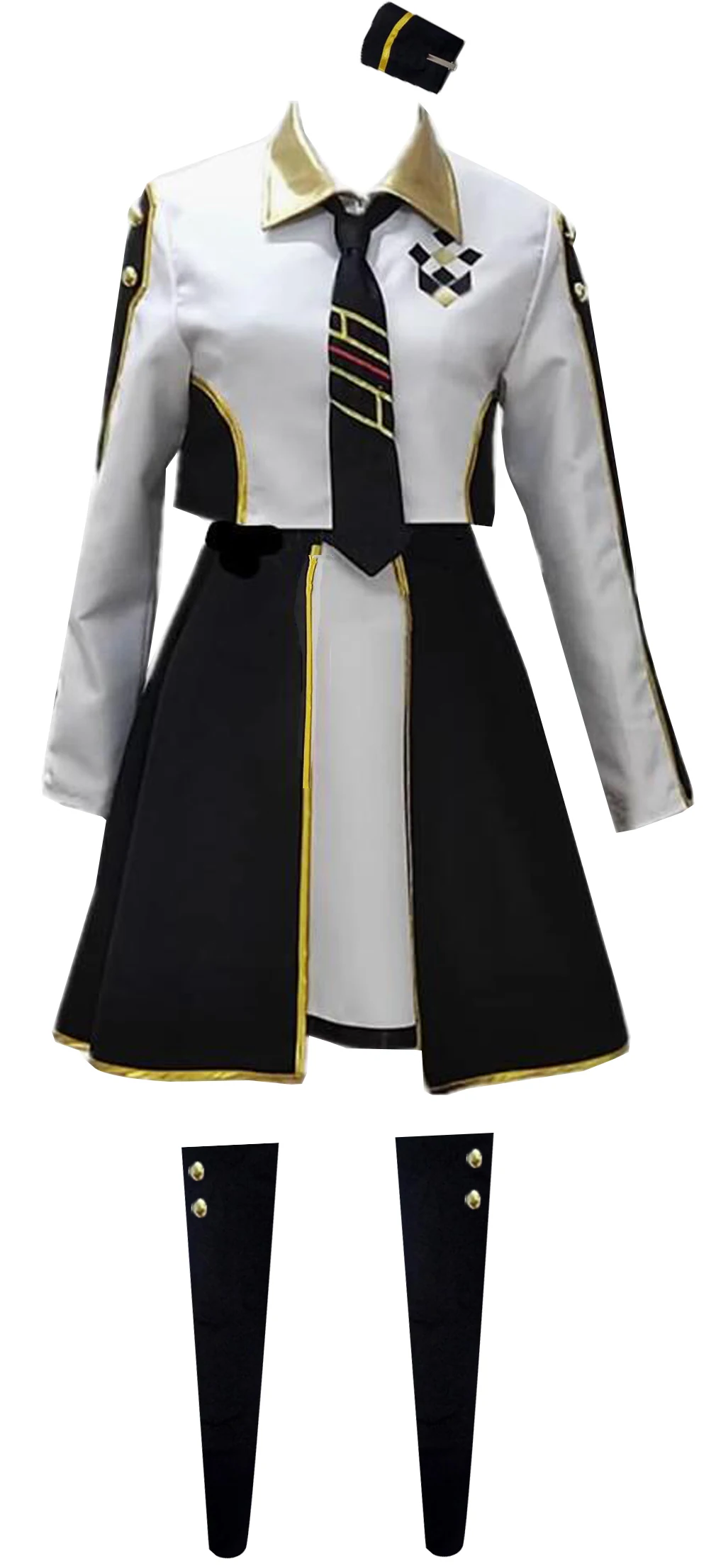 Anime Womens Costume Cosplay Suit Sky Striker Ace Raye Maid Dress Uniform Halloween Christmas Outfit