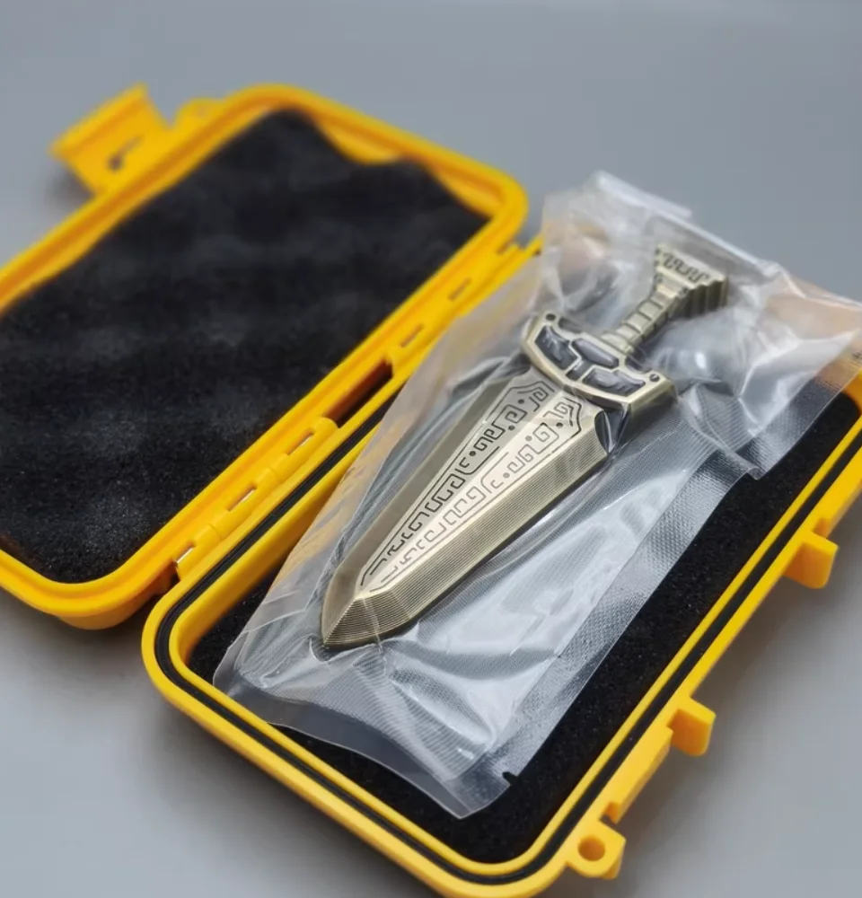 Used EDC Wanwu Blue Cloud Sword (Copper) fidget Decompression toys