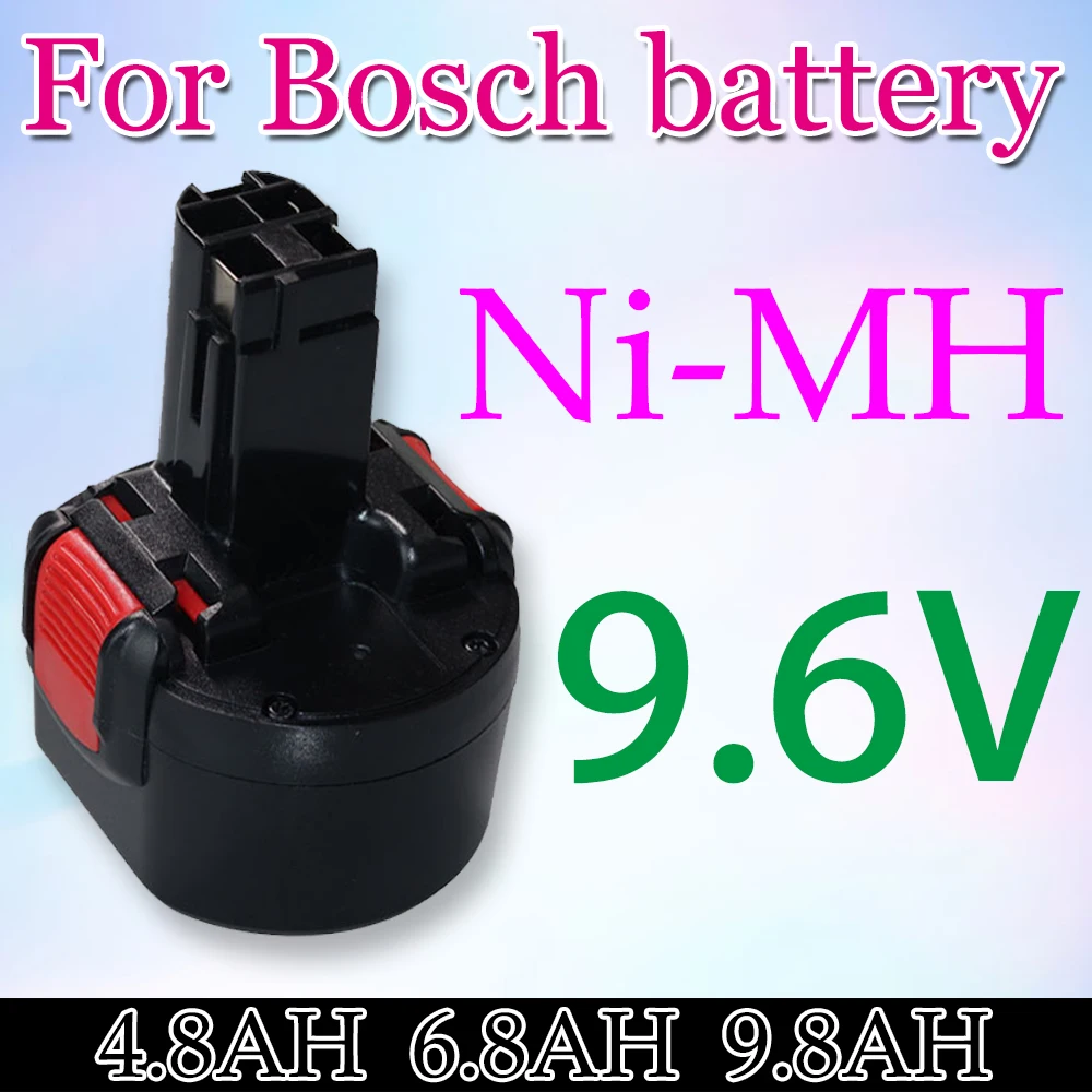 

For Bosch 9.6V 4800mAh NI-MH Replacement Battery PSR 960 BAT048 BAT119 BAT100 BH984 BPT1041 23609 32609 PSR960 GSR 9 6V E-2 GSR