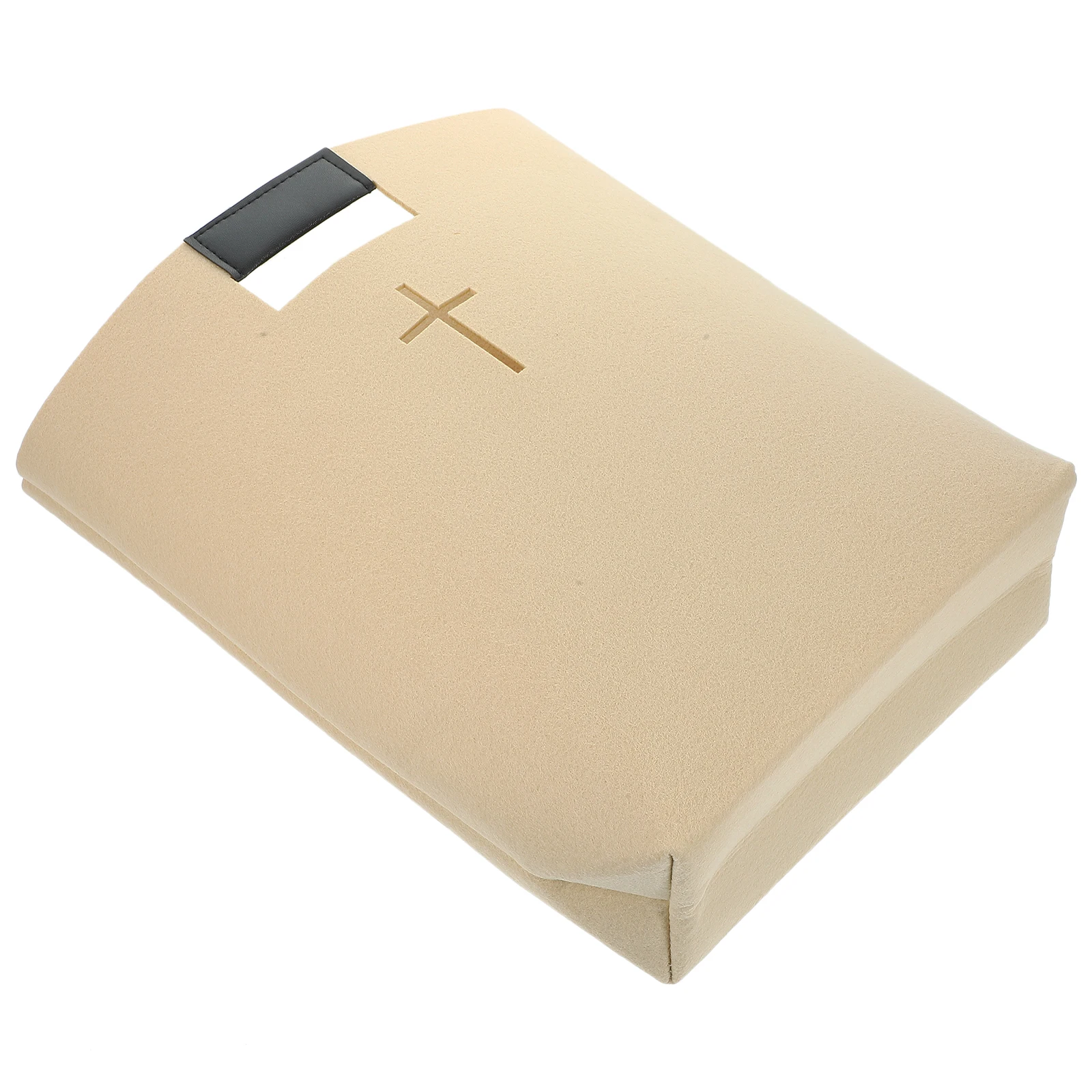 

1Bible Carrying Case Felt Bible Cover Tote Bag For Women Men School Office Daily Use Religious Study Pouch