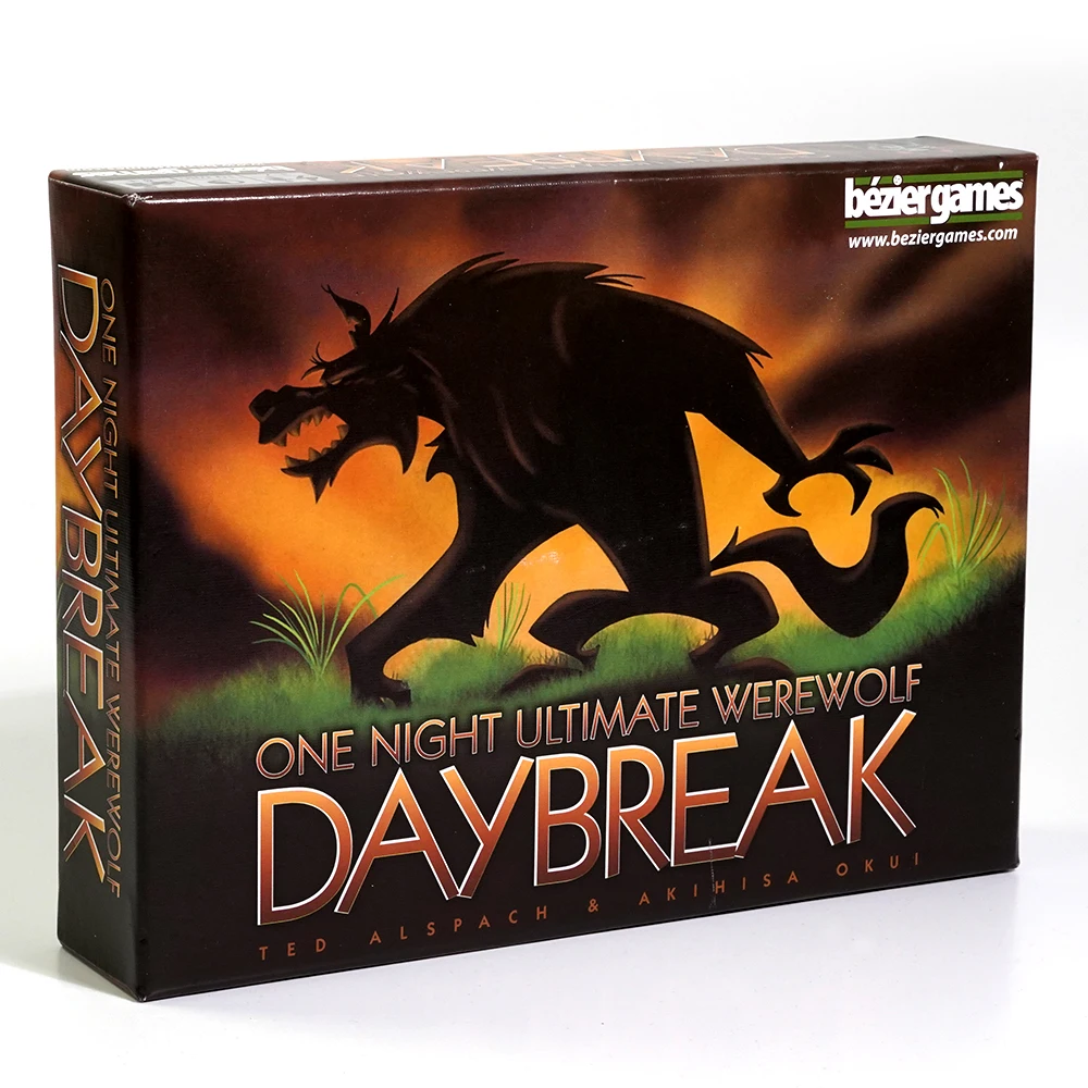 One Night Ultimate Daybreak Grande gioco di carte per famiglie Gioco veloce e divertente Ruoli nascosti Bluffing Ultimate Party Game