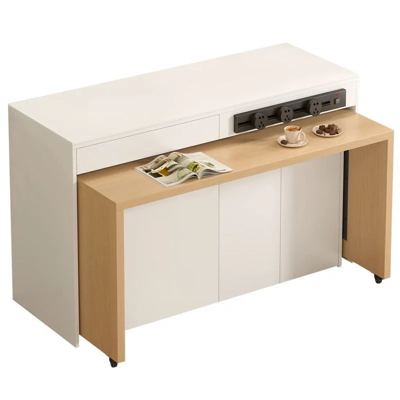 Bar counter household separable split kitchen island table mobile dining table