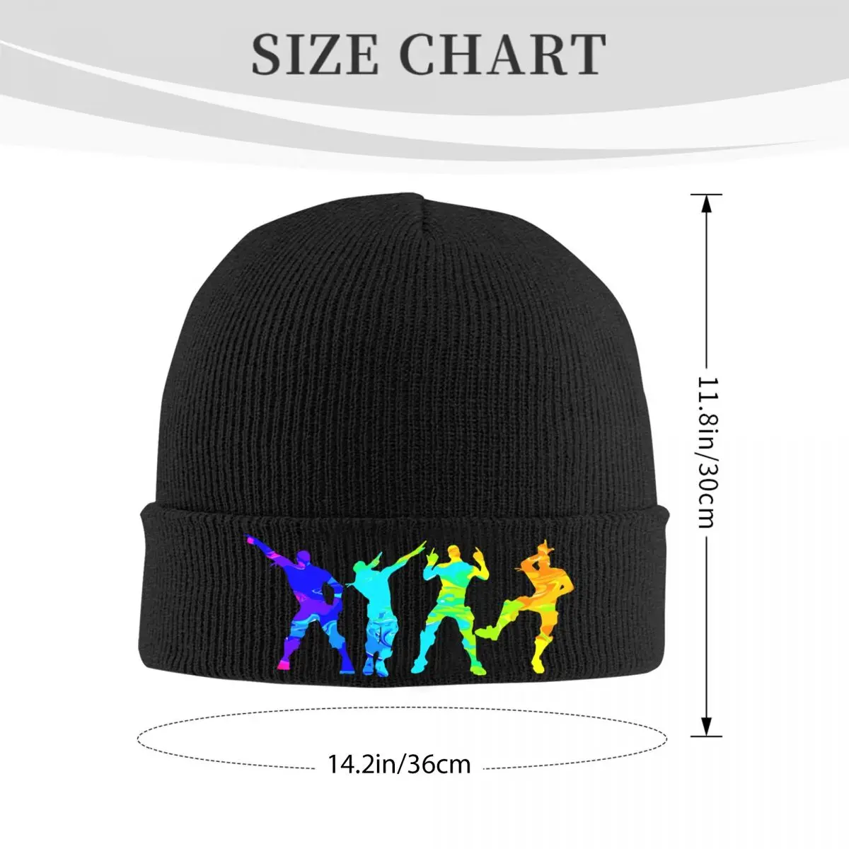 Battle Royale Dance Of Victory Men's And Women's Knitted Hats Outdoor Sports Adult Winter Warmth Hat Birthday gift Hot stamping