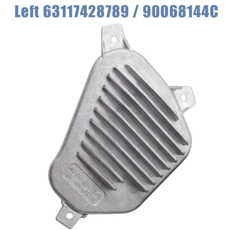 4Pcs Car LED Module DRL Daytime Running Headlight 63117428791 63117428792 For BMW X1 F48 2017-2019 90068144C 90068145C Parts