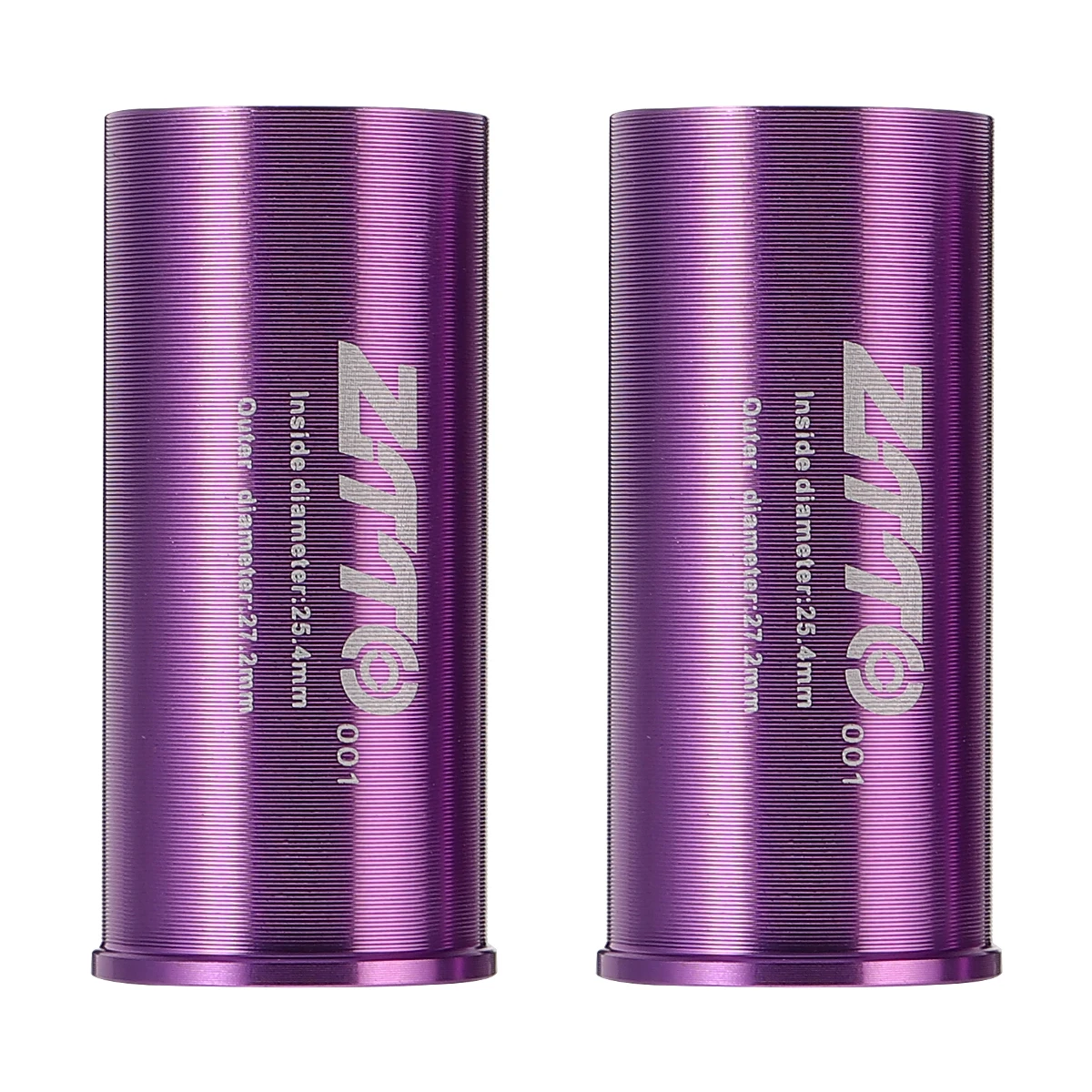 

2Pcs Seatpost Tube Adapter 254mm to 272mm Durable Bike Reducer Shim Aluminum Alloy Road Accessories Replacement