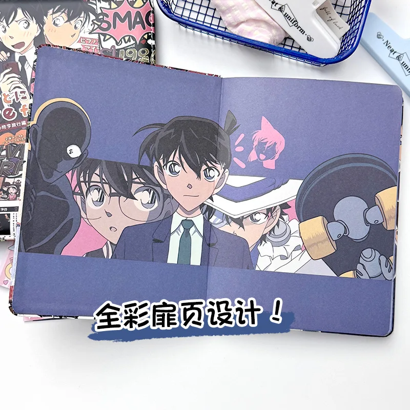 Detective Conan Ran Mouri Shinichi Kudo Cute Cartoon Notebook Kawaii Hand Account Adorkable Periphery Student Stationery Gifts