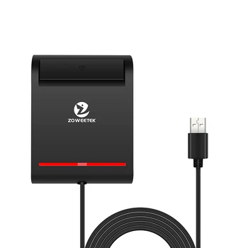 ZOWEETEK USB 2.0 smartcardlezer voor IC ID Bank EMV voor pc-computer