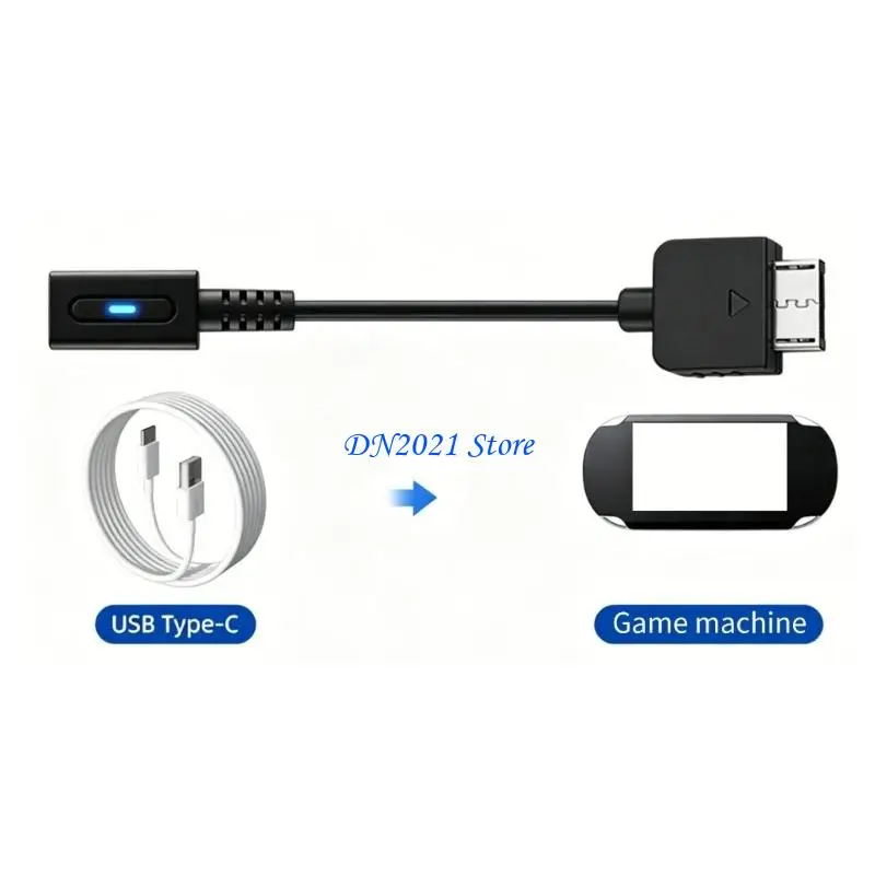 F3KE Short 10Cm Type C Female Charging Cable Specifically For ViTA1000 Connector Cord
