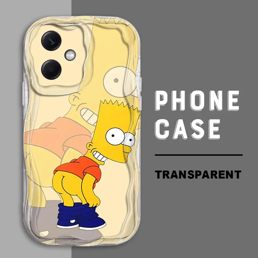 Soft Phone Cover Case for Xiaomi Redmi Note 14 Pro Plus 12C 10C 13C 14C 11 10S 12S 9 12 10 Lite 13 11S A1 A2 A3 The SimpsonS