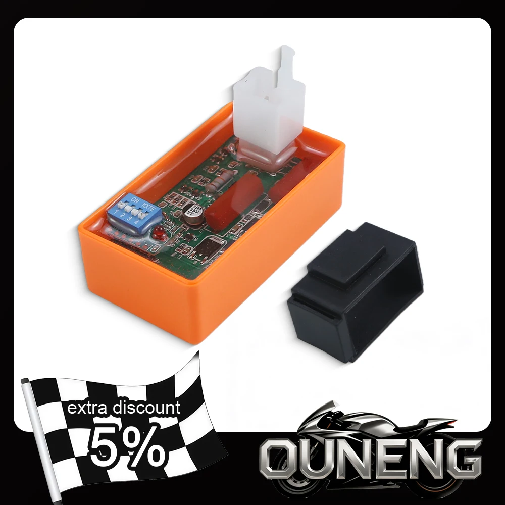

Motorcycle 5 Pin AC CDI Box with DIP Switch Speed Limit For WAVE100 YX140 YX160 POP100 SHINERAY XY50Q JET50