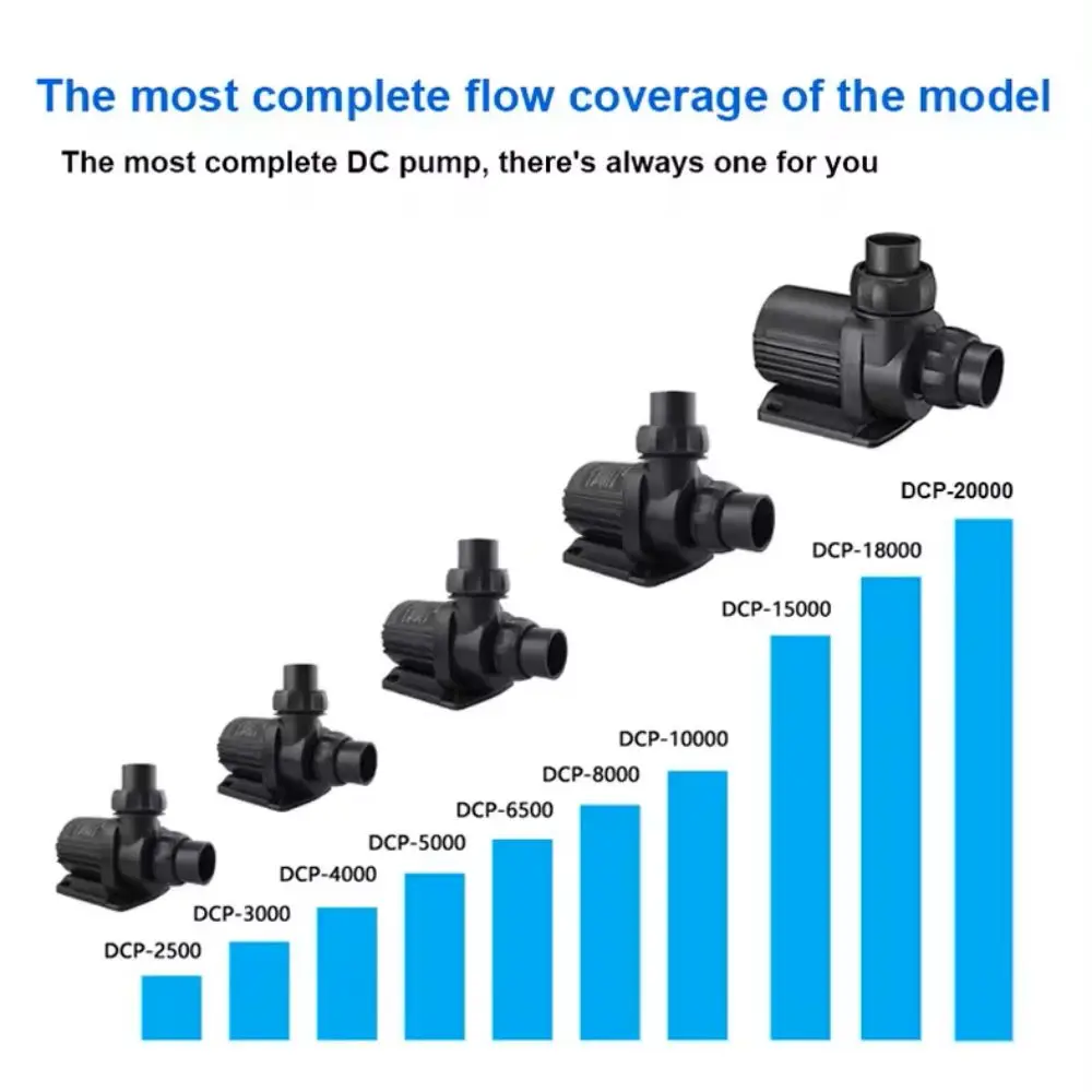 Jebao DCP 3000 4000 5000 6500 8000 10000 15000 18000 20000 pompa a risparmio energetico Super silenziosa DCP2500 DCP3500 serbatoio di pesce acqua