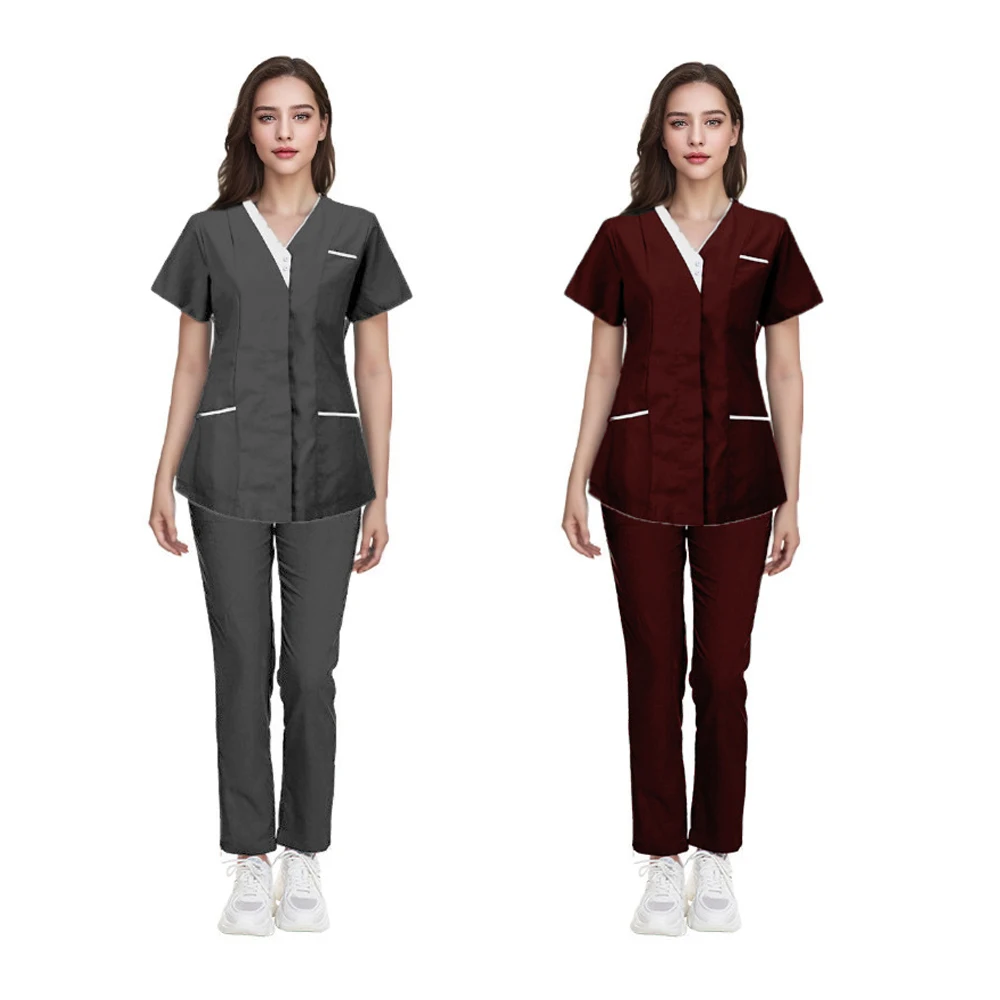 Uniforme médico clásico para hombre, traje de enfermera lavable y personalizado, para correr en el Hospital, 2024