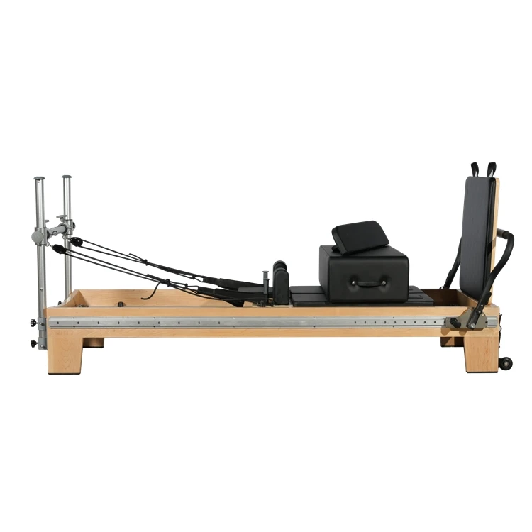 

Pilates Innovator with Adjustable Upright Height and Spacing; Sliding Legs Throughout the Bed; Multi-pose Workout