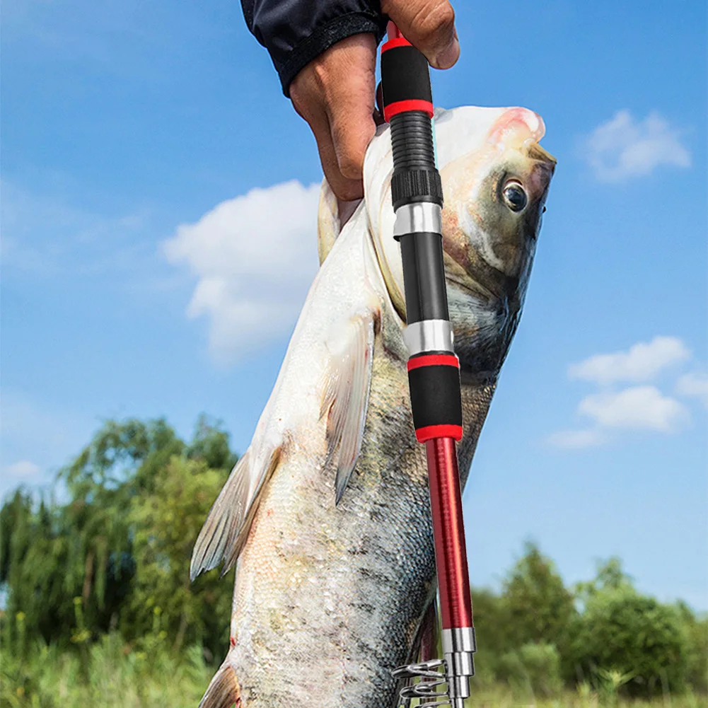 مجموعة قصبة صيد خشبية مجموعات كاملة المحمولة تلسكوبي قصبة صيد خشبية وبكرة المجموعات الطعوم الاصطناعية السنانير هدايا عيد الميلاد الصيد للرجال #3