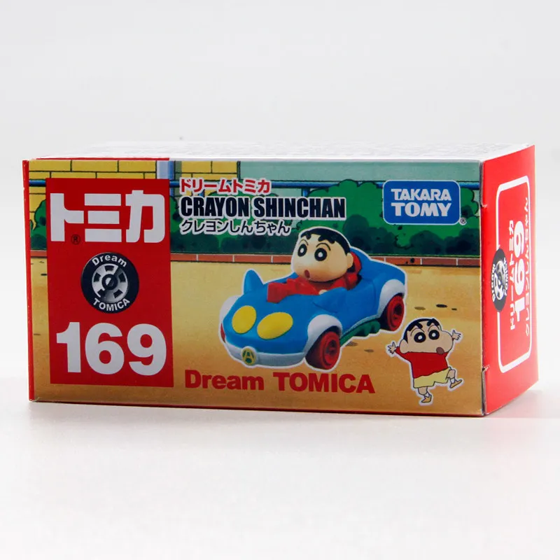 Modelo de Carro de Liga Simulada Tomica, Ornamento de Carro de Desenho Animado Dream Card Crayon Shin 155454
