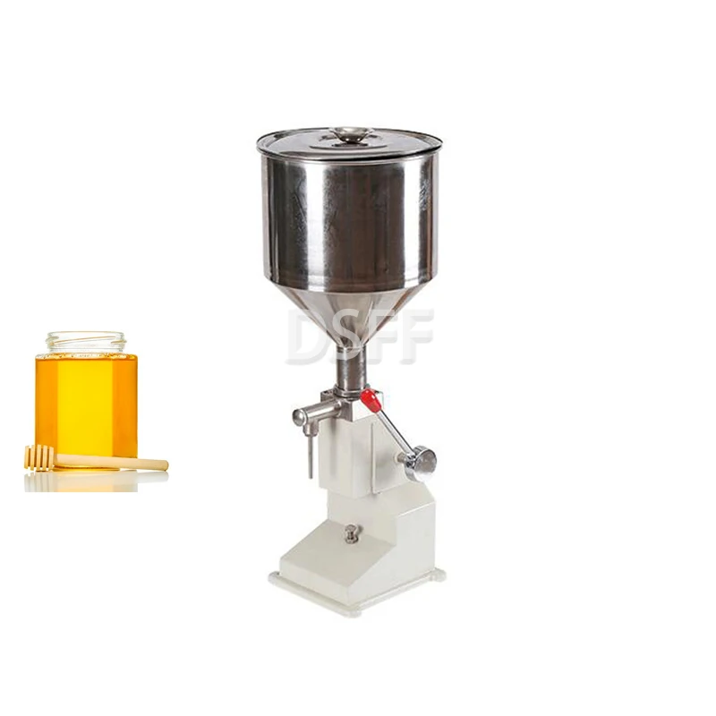 Pneumatic Foot Filling Machine, Cosmetic Cream Liquid Filling Machine, Semi-Automatic 10-100Ml 5-50Ml