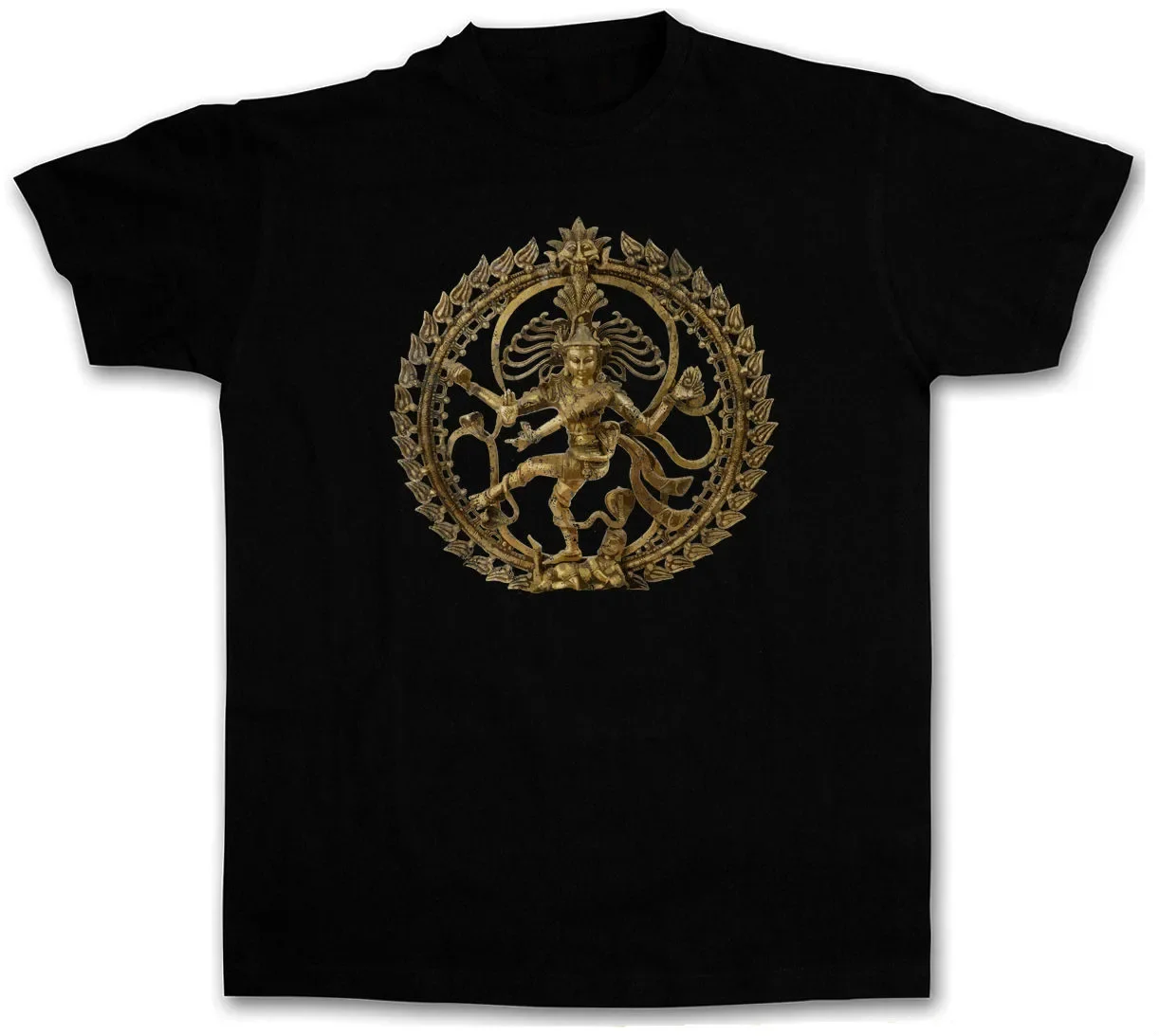 Buddhism Shivaismus Buddha Hinduism OM T-Shirt 100% Cotton O-Neck Short Sleeve Summer Casual Mens T-shirt Streetwear