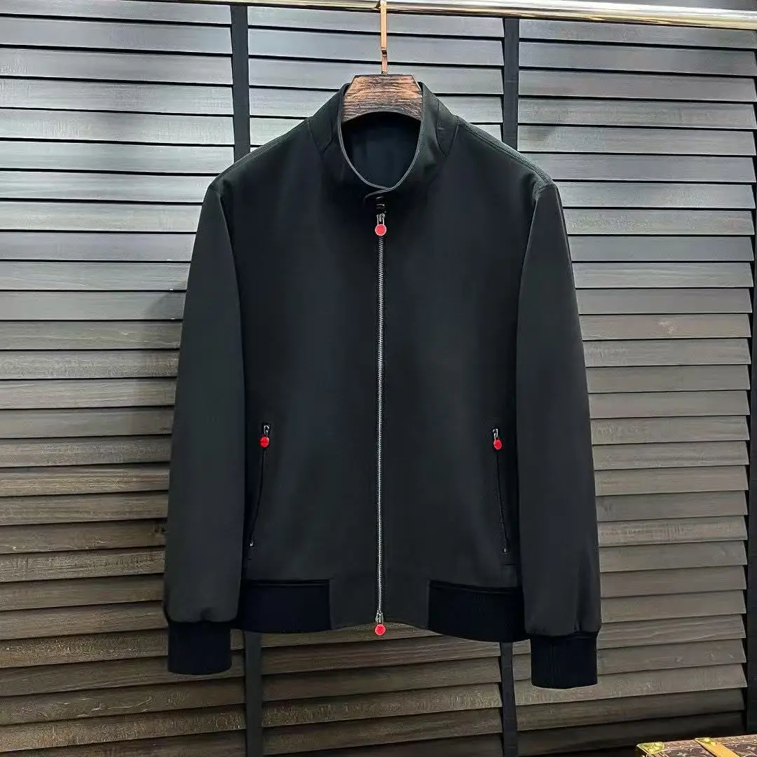 

Kiton Италия 25, старый стиль денег, деловая однотонная осенне-зимняя модная повседневная куртка с воротником-стойкой