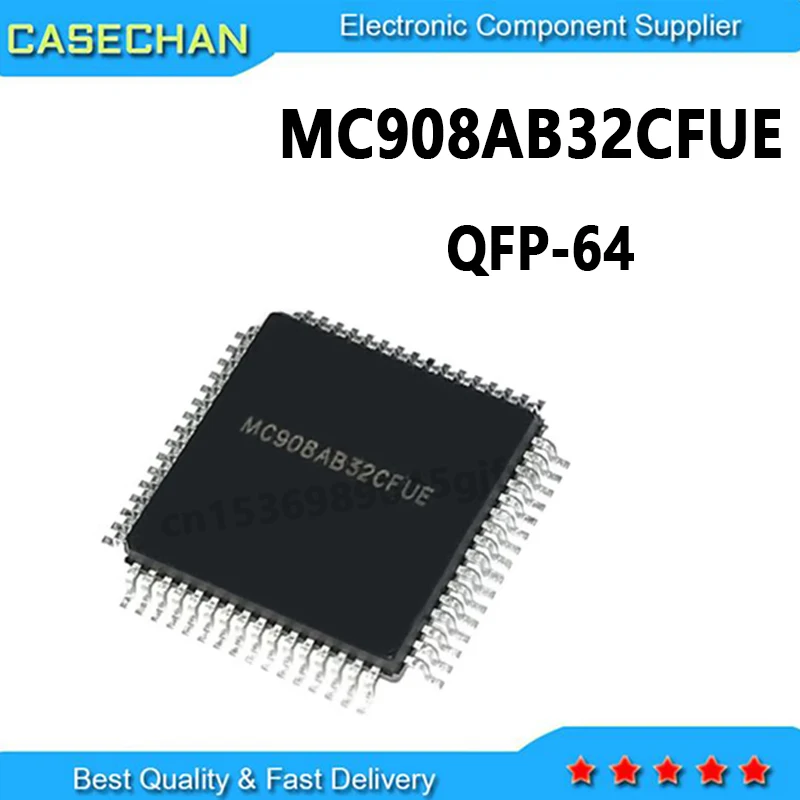 2 PCS Novo e Original MC908AB32CFUE MC908AB32 QFP-64 Boa QUALIDADE