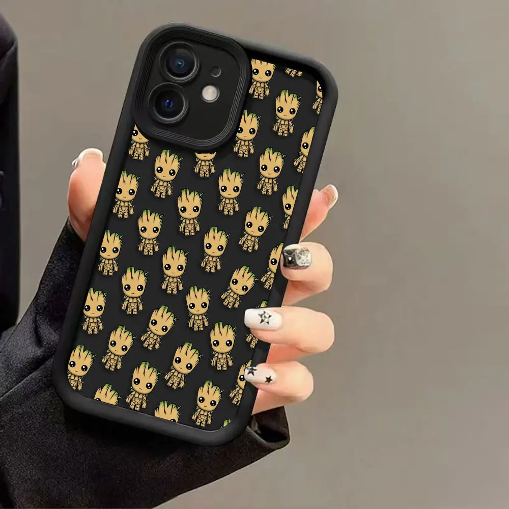 

Cute Marvel Baby Groot Cover Phone Case For Infinix HOT 20 30 30I 40 40I 50 NOTE 12 ZERO 30 40 50 50S 50X GT 10 20 30 TPU Case