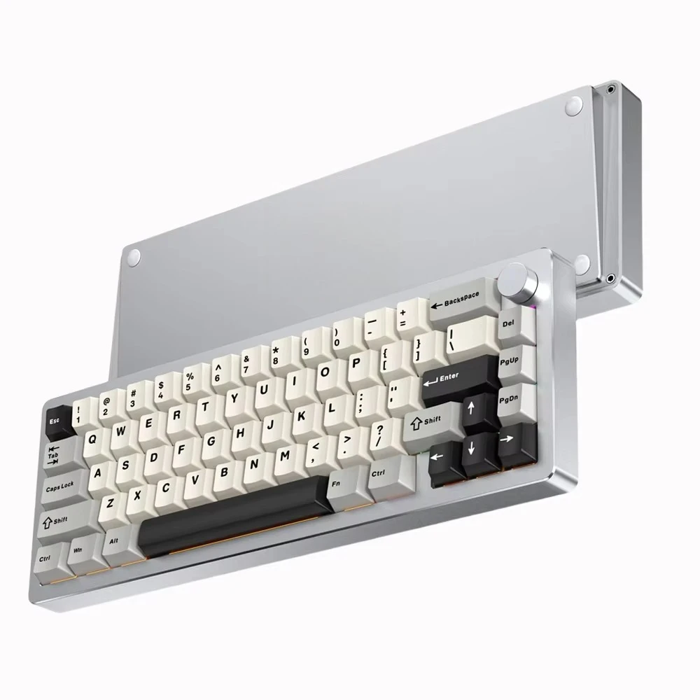 

R65 BT 2.4G Type C Mechanical Keyboard Aluminum CNC Wireless Customized RGB Backlit Hot Swap Gaming Keyboard