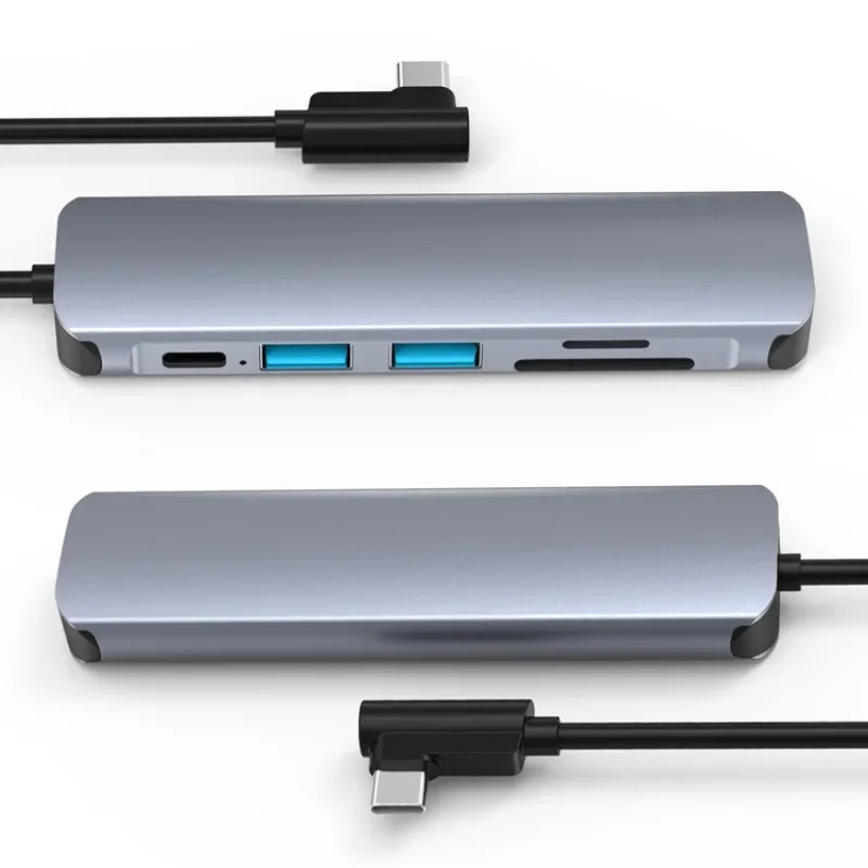 

TYPE-C six-in-one docking station HDTV4K screen projection USB3.0 card reader mobile phone computer