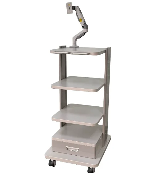 Factory  direct  sale Veterinary Instrument Supplies Stainless Steel Veterinary Pet Medical Clinic Trolley Cart