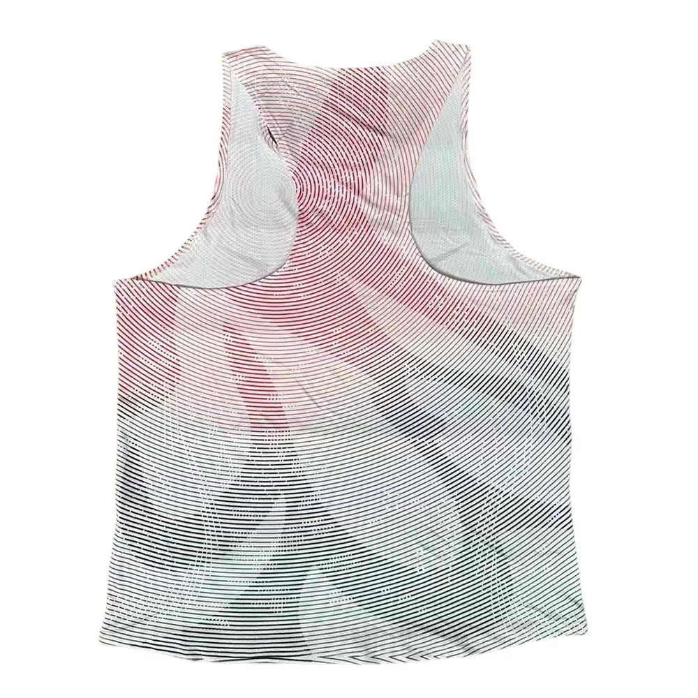 러닝 조끼 육상 탱크탑 스피드 피트니스 셔츠 민소매 남성 운동선수 트랙 필드 싱글렛