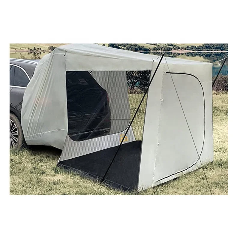 Car Screen Tent Universal SUV Tailgate Awning Mesh Room For Hatchback Van UPF 50+ Ultralight Portable Tent