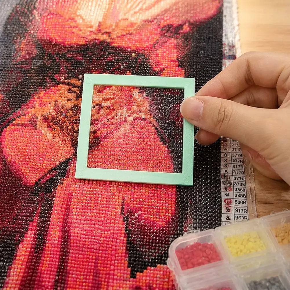 Rhinestone Art Positioning Tool Rhinestone Art Alignment Frame 2pcs Rhinestone Art Positioning Frame Set for Painting for Craft