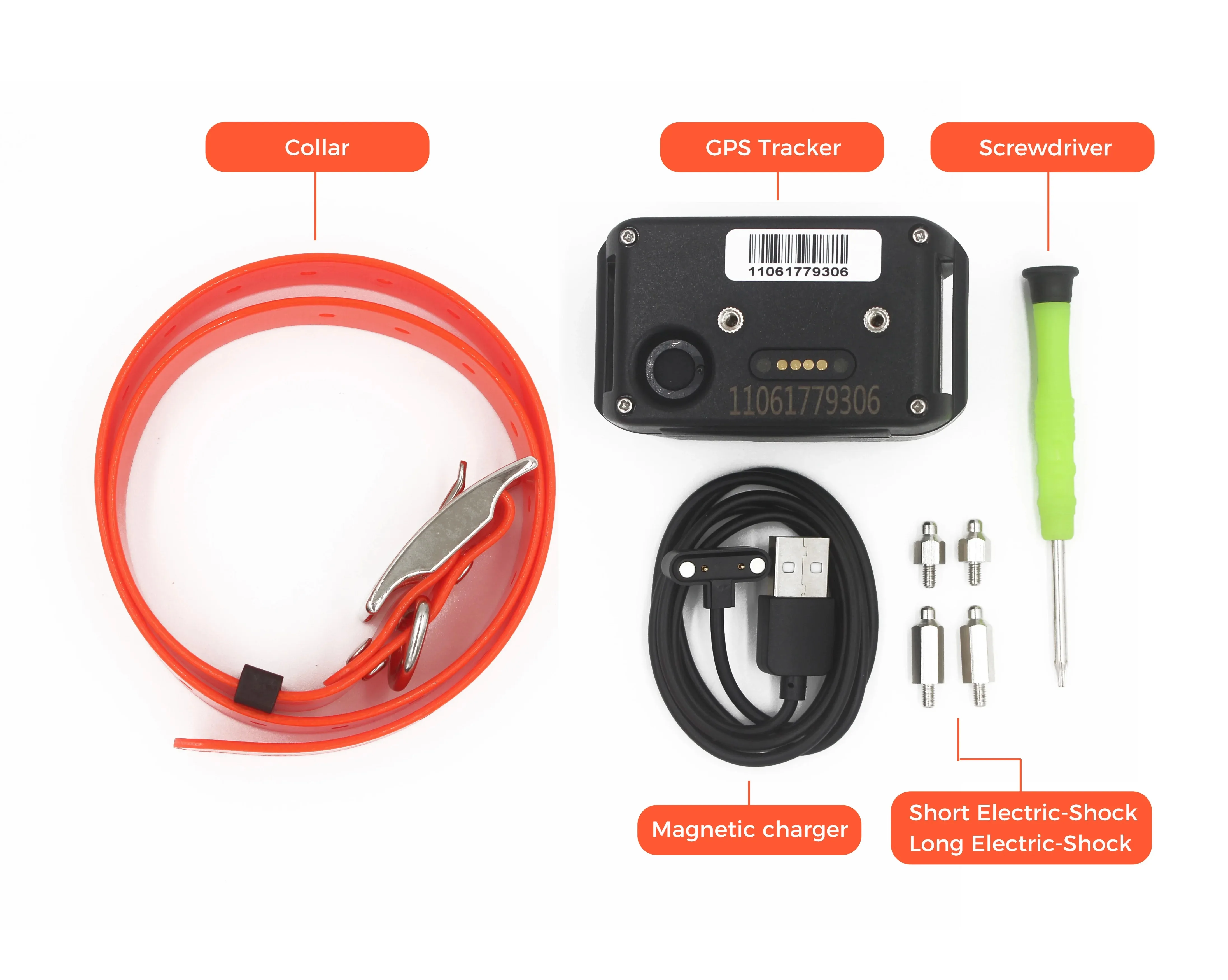 4G GPS Tracker for Hound Cow Sheep Dog - Waterproof Collar with Location Query, Track Query, Geo-fence, Voice Monitor, LED Light