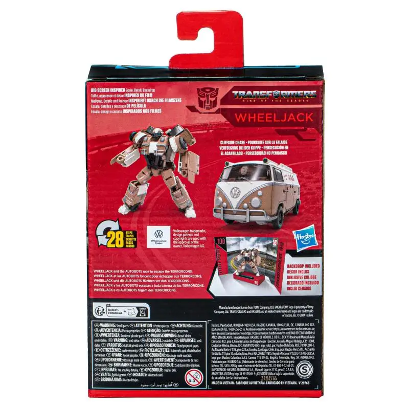 In Stock 14cm Original Action Figure Hasbro Transformers Deluxe Rise of the Beasts Wheeljack Studio Series SS108 Gifts