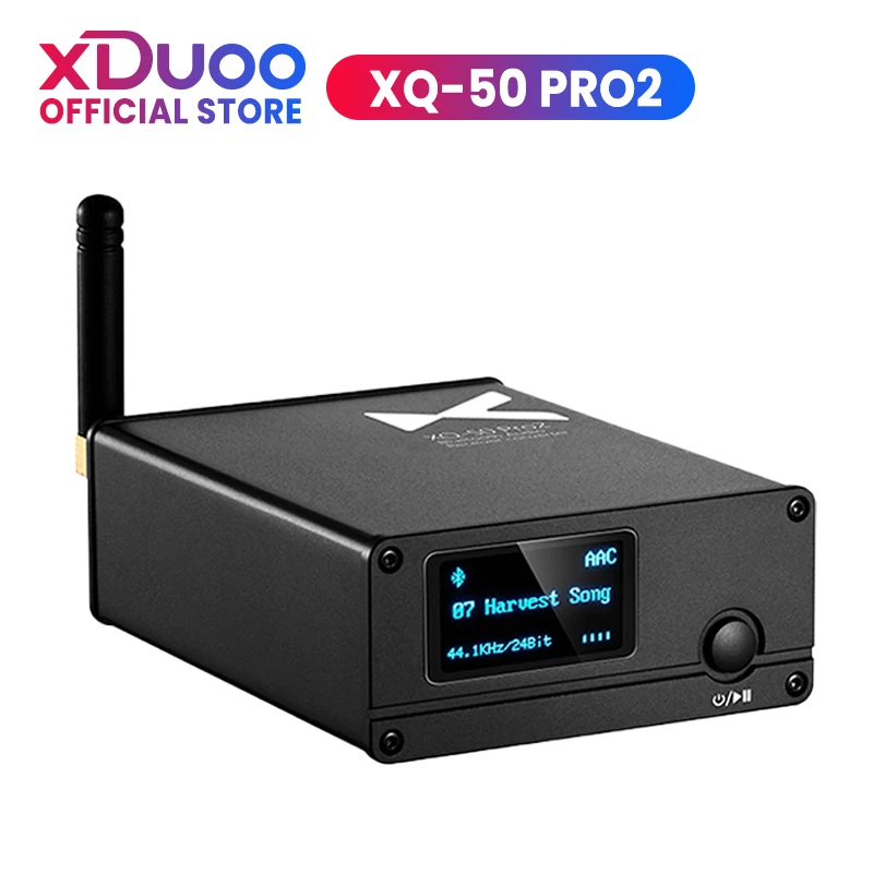 

XDUOO XQ-50 PRO 2 HD Buletooth 5.1 CS8406 ES9018K2M XQ50 PRO DAC XQ50 PRO 2 Receiver Converter Decoder