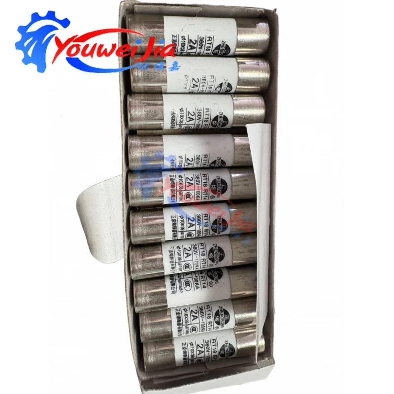 10 Pcs RO15 RT18 Fuse 1A 2A 3A 5A 6A 8A 10A 16A 20A 25A 32A 10x38mm 690V Ceramic Fuse Link