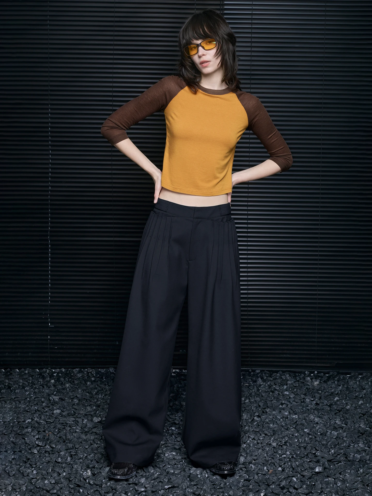 

Pure Color Wide Leg Pants Casual Loose Straight Tube Women's Spring New Sle Faionable High Waist Trousers
