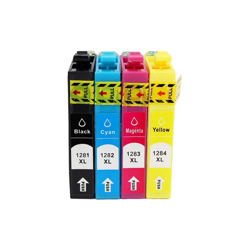 T1281 Compatible Ink Cartridge For Epson 128  T1284 Stylus SX430W SX435W SX438W SX440W SX445W Office BX305F BX305FW Printer