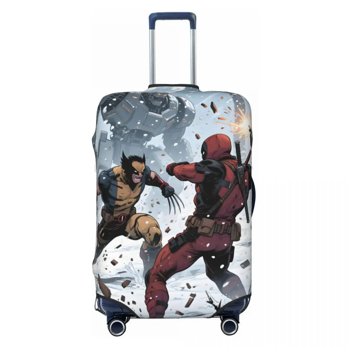 

Изготовленный на заказ чехол для багажа из фильма Росомаха Дедпула, модные классические чехлы для дорожных чемоданов из фильма для 18-32 дюймов