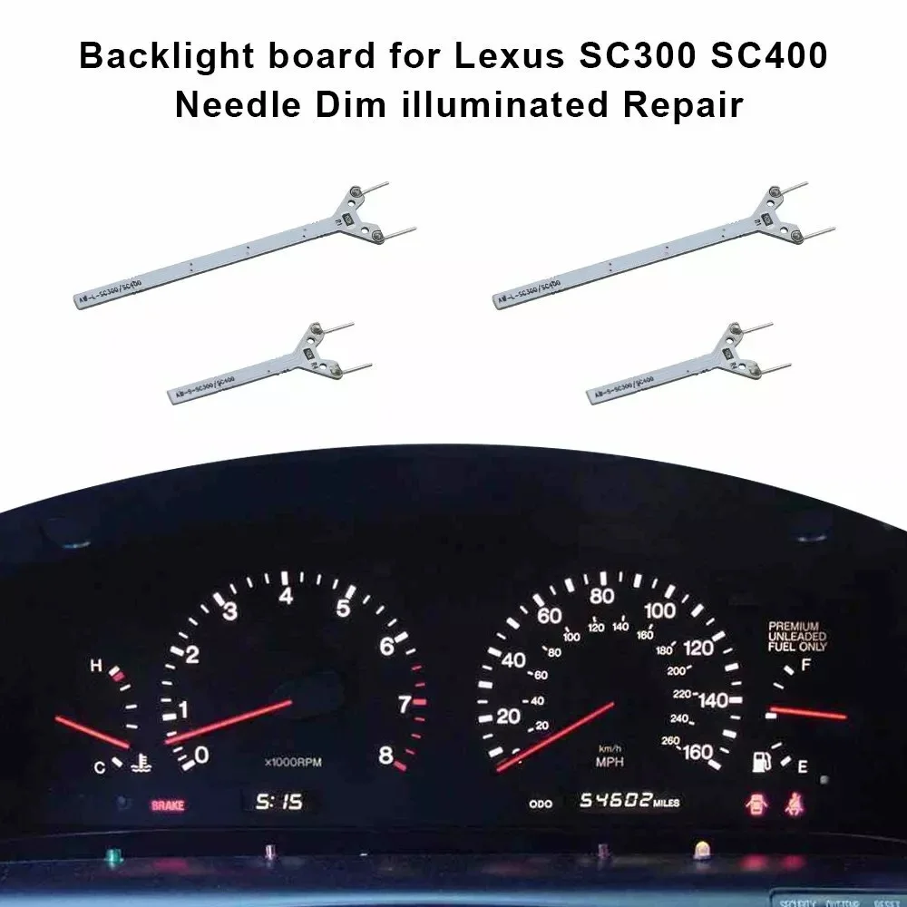 

Backlight board for Lexus SC300 SC400 Needle Dim illuminated Repair