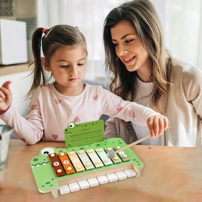 

Kids Keyboard Musical Piano Toy Educational Portable Interactive Game For Travel School Boy Preschoolers Develop Skills Home