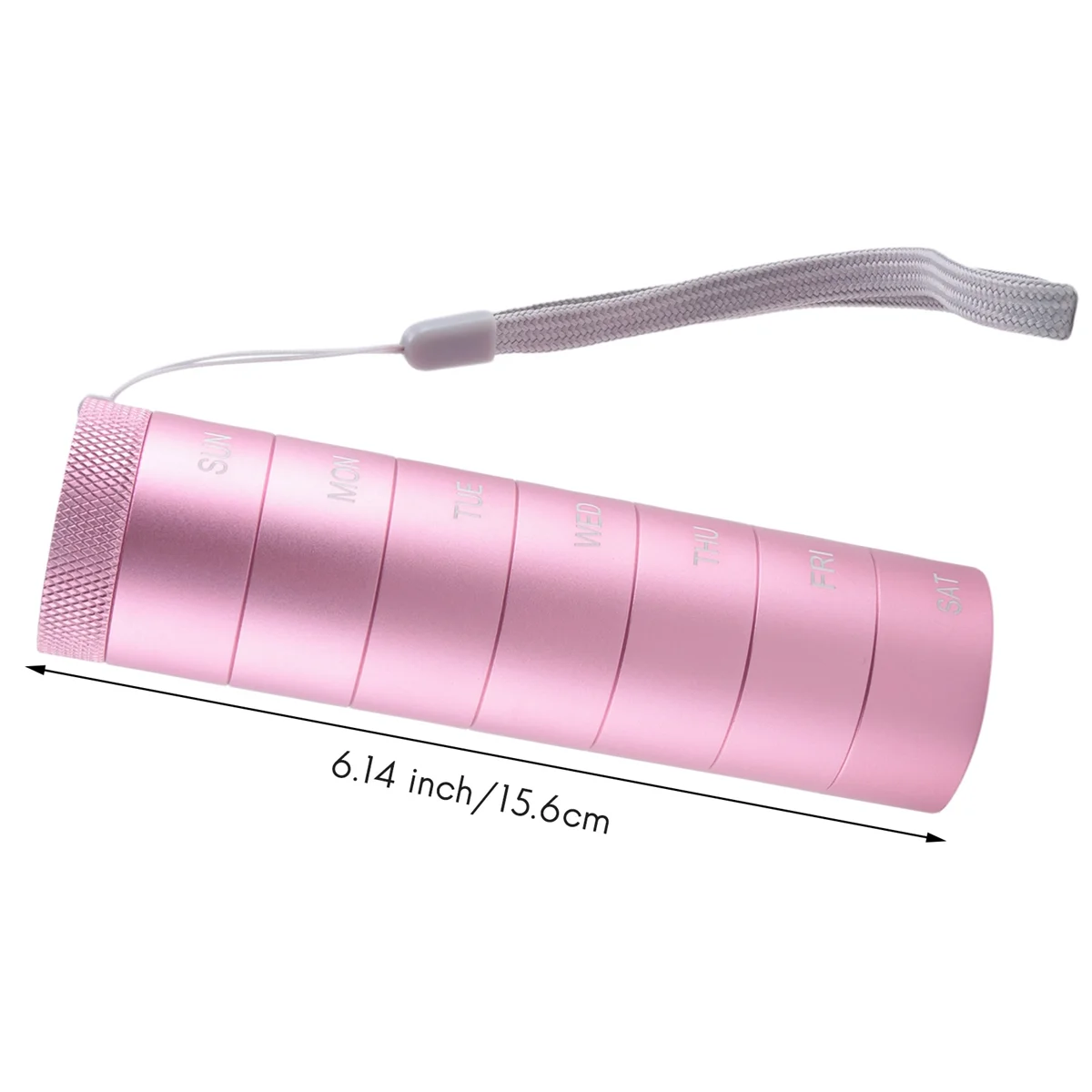 N38R_ Contenitore per pillole e medicinali impermeabile da 7 giorni in viola