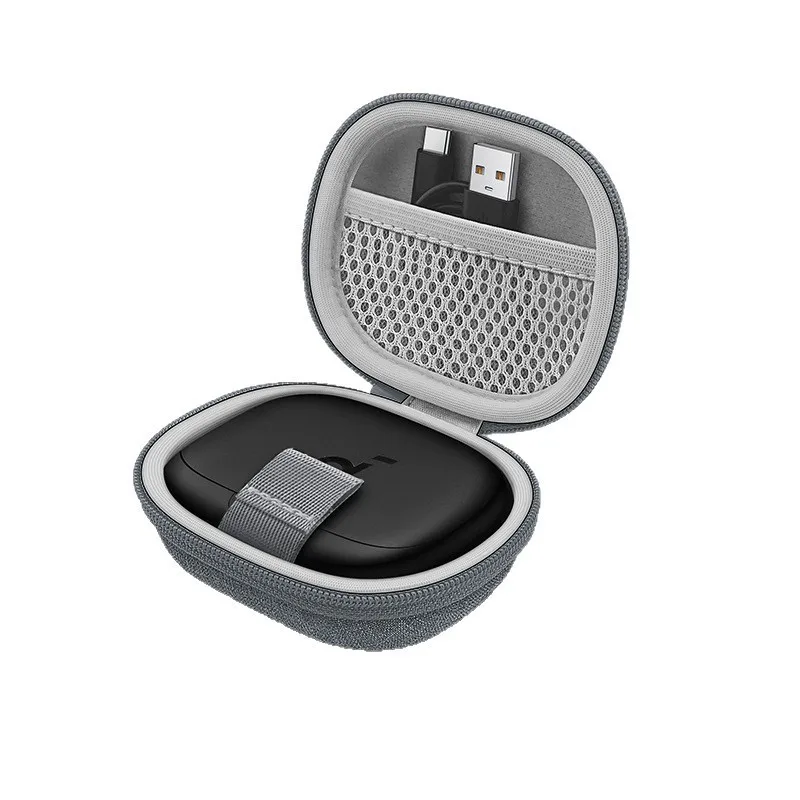 

Hard EVA Case for Soundcore Aerofit Pro Shockproof Anti Crush Water Resistant with Carabiner Portable Travel Bag