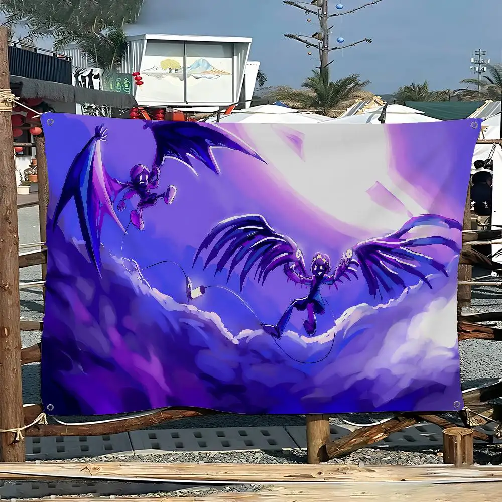 M-Murder Drones Banner INS Style Outdoor Party Decoration Atmosphere Flag