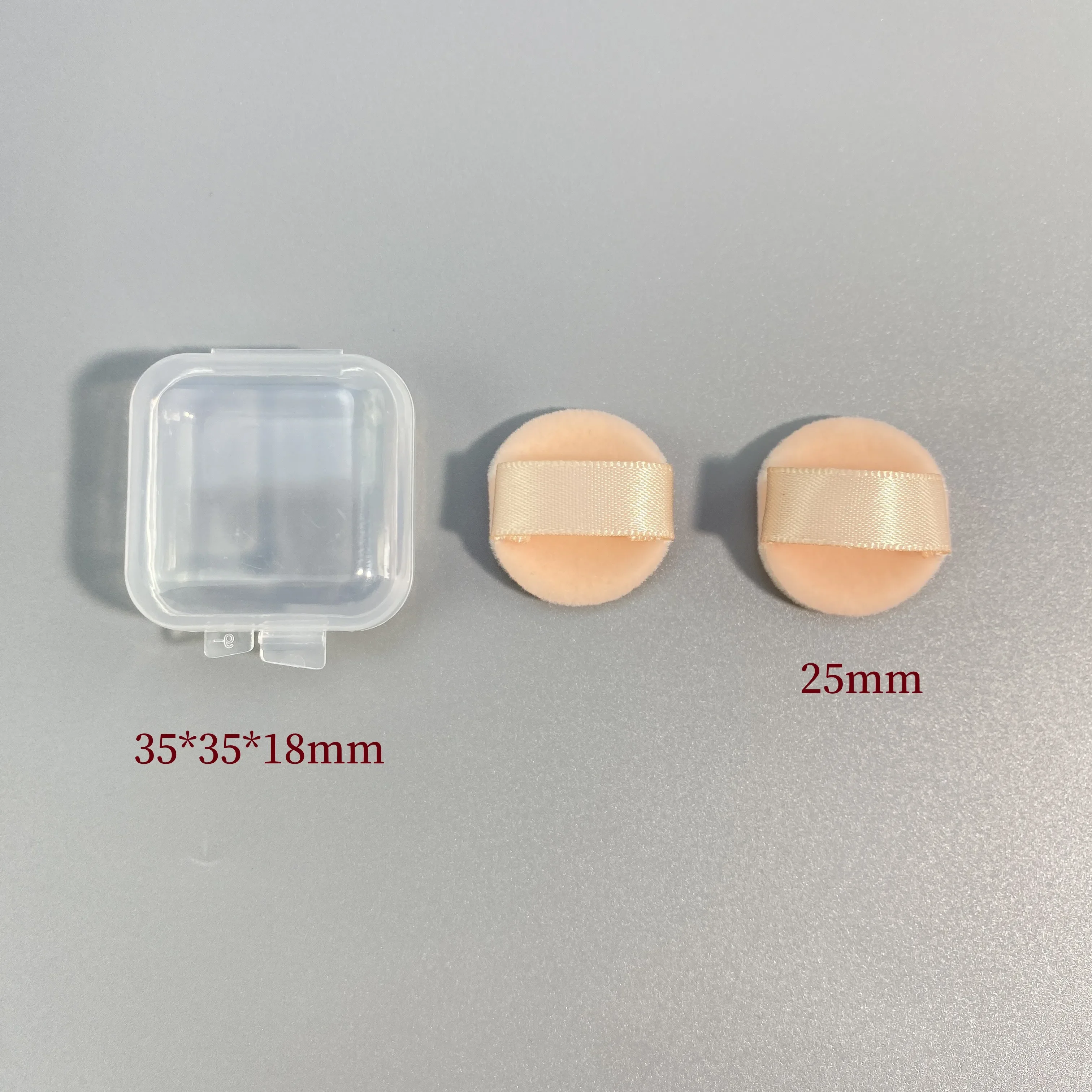 25 30 35 40 45 مم نفخة دائرية صغيرة فائقة النعومة منتفخة مسحوق فضفاضة