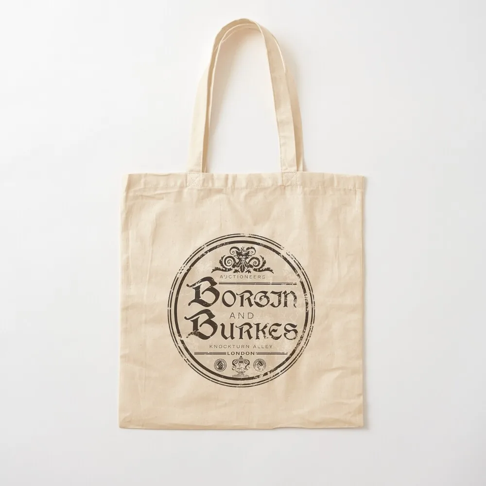 Borgin and Burkes T-Shirt Tote Bag Women's shopper bag luxury women cute pouch bag tote woman